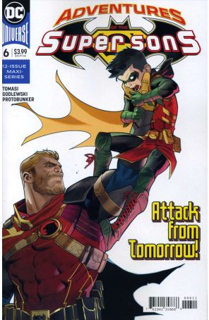 Adventures of the Super Sons 6 published by DC with cover art by Dan Mora