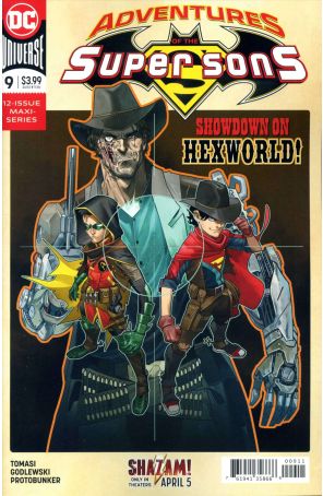 Adventures of the Super Sons 9 published by DC with cover art by Dan Mora