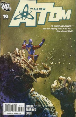 The All New Atom 10 published by DC with cover art by José Ladrönn