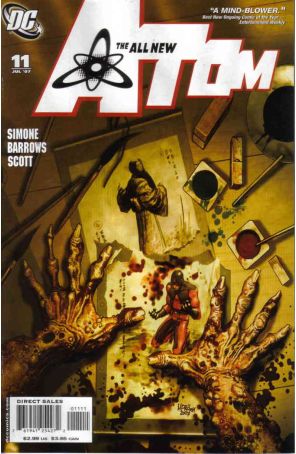 The All New Atom 11 published by DC with cover art by José Ladrönn