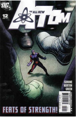 The All New Atom 12 published by DC with cover art by José Ladrönn