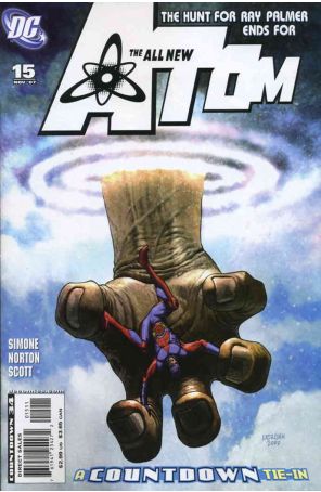The All New Atom 15 published by DC with cover art by José Ladrönn