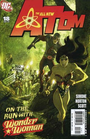 The All New Atom 18 published by DC with cover art by José Ladrönn