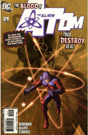 The All New Atom 21 published by DC with cover art by José Ladrönn