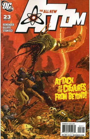 The All New Atom 23 published by DC with cover art by José Ladrönn