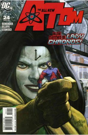The All New Atom 24 published by DC with cover art by Jose Ladrönn