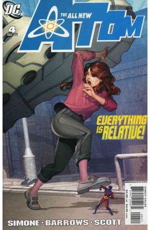 The All New Atom 4 published by DC with cover art by Ariel Olivetti