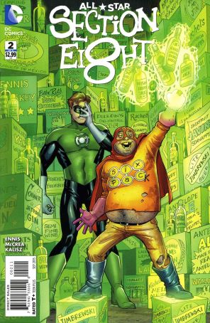 All Star Section 8 2 published by DC with cover art by Amanda Conner