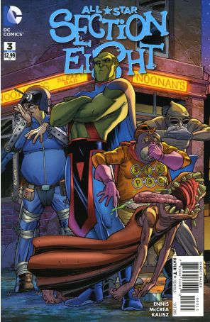 All Star Section 8 3 published by DC with cover art by Amanda Conner