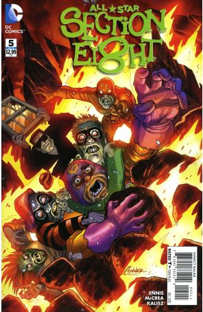 All Star Section 8 5 published by DC with cover art by Amanda Conner
