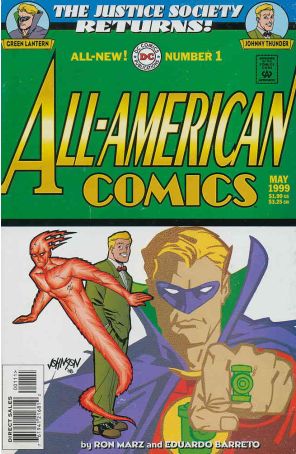 All-American Comics (2nd Series) 1 published by DC with cover art by Dave Johnson