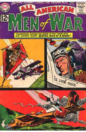 All-American Men of War 92 published by DC with cover art by Jerry Grandenetti
