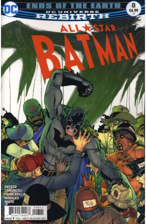 All-Star Batman 8 published by DC with cover art by Giuseppe Camuncoli