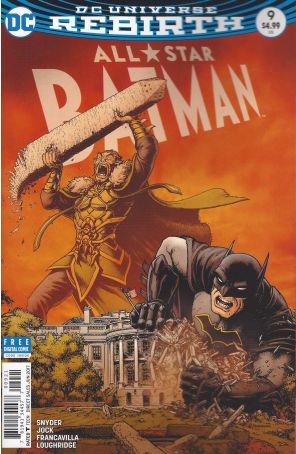 All-Star Batman 9B published by DC with cover art by Chris Burnham