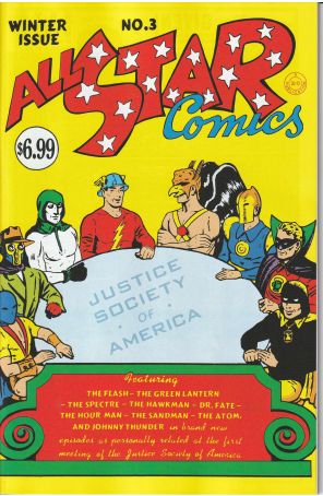All-Star Comics 3A published by DC with cover art by Everett E. Hibbard