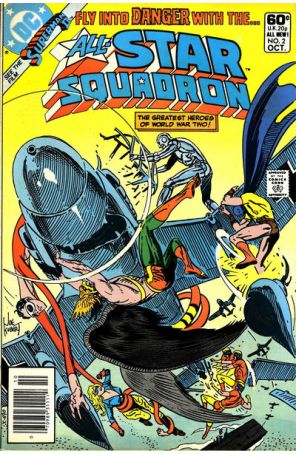 All-Star Squadron 2 (Newsstand) published by DC with cover art by Joe Kubert