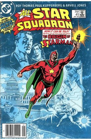 All-Star Squadron 41 (Newsstand) published by DC with cover art by Arvell Jones