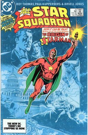 All-Star Squadron 41 published by DC with cover art by Arvell Jones
