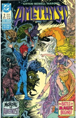 Amethyst (Mini-Series) 2 published by DC with cover art by Esteban Maroto
