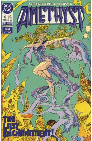 Amethyst (Mini-Series) 4 published by DC with cover art by Esteban Maroto