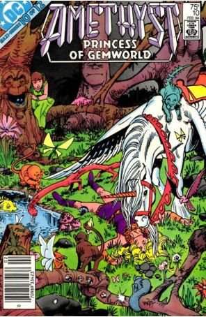 Amethyst, Princess of Gemworld 10 (Newsstand) published by DC with cover art by George Pérez