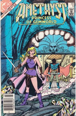 Amethyst, Princess of Gemworld 11 (Newsstand) published by DC with cover art by George Pérez