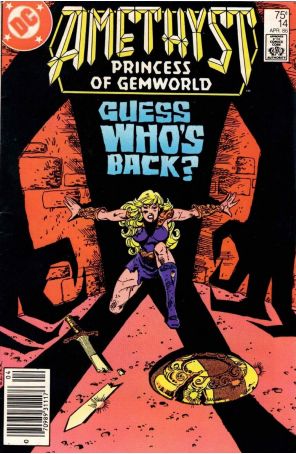 Amethyst 14 (Newsstand) published by DC with cover art by Ernie Colón