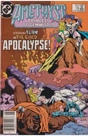 Amethyst 15 (Newsstand) published by DC with cover art by Ernie Colón