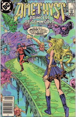 Amethyst 5 (Newsstand) published by DC with cover art by Paris Cullins