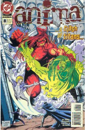 Anima 8 published by DC with cover art by Steve Crespo