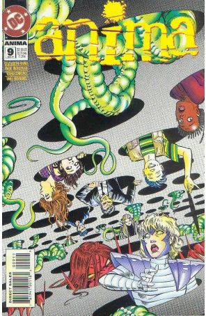 Anima 9 published by DC with cover art by Steve Crespo