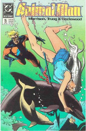 Animal Man 15 published by DC with cover art by Brian Bolland