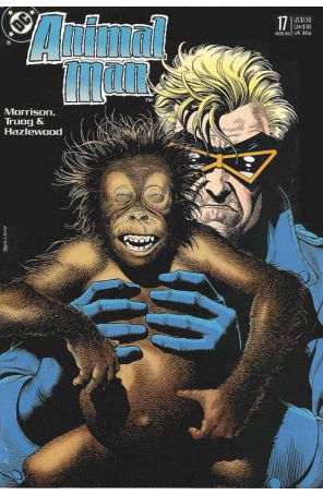 Animal Man 17 published by DC with cover art by Brian Bolland