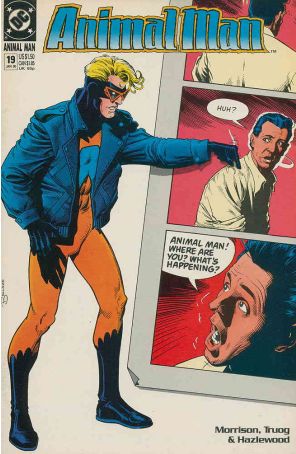 Animal Man 19 published by DC with cover art by Brian Bolland