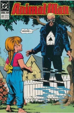 Animal Man 22 published by DC with cover art by Brian Bolland