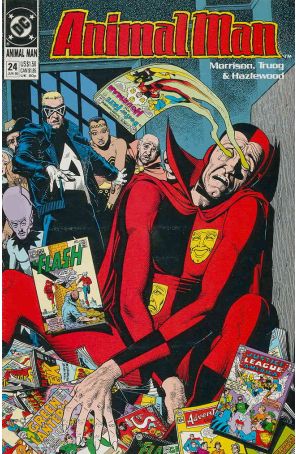 Animal Man 24 published by DC with cover art by Brian Bolland