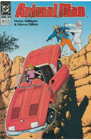 Animal Man 29 published by DC with cover art by Brian Bolland
