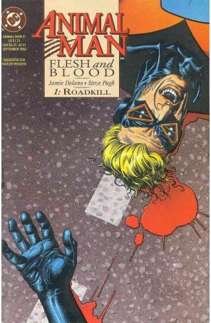 Animal Man 51 published by DC with cover art by Brian Bolland