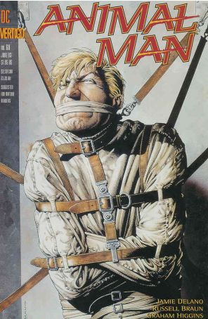 Animal Man 60 published by Vertigo with cover art by Brian Bolland