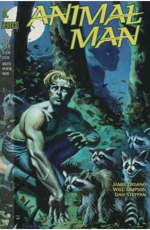 Animal Man 64 published by Vertigo with cover art by Dan Brereton