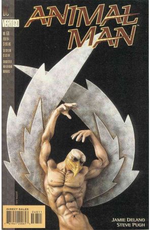 Animal Man 68 published by Vertigo with cover art by Tom Taggart