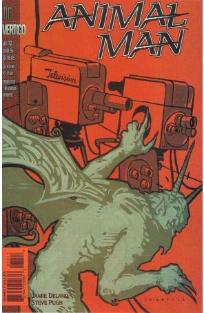 Animal Man 72 published by Vertigo with cover art by Mark Chiarello