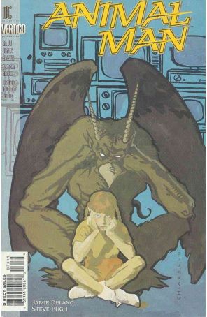 Animal Man 73 published by Vertigo with cover art by Mark Chiarello