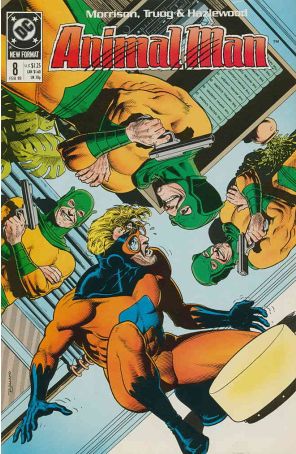 Animal Man 8 published by DC with cover art by Brian Bolland