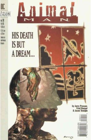 Animal Man 80 published by Vertigo with cover art by Rick Berry