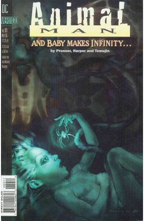 Animal Man 89 published by Vertigo with cover art by Rick Berry