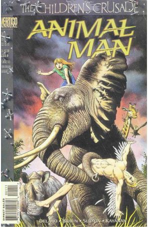 Animal Man Annual 1 published by Vertigo with cover art by Brian Bolland