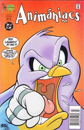 Animaniacs 15 (Newsstand) published by DC with cover art by Walter Carzon