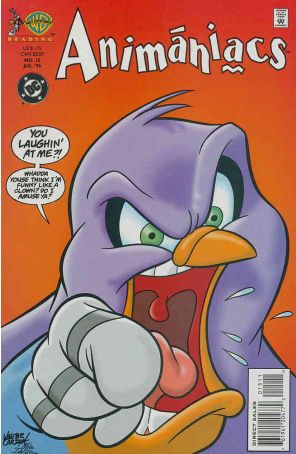 Animaniacs 15 published by DC with cover art by Walter Carzon