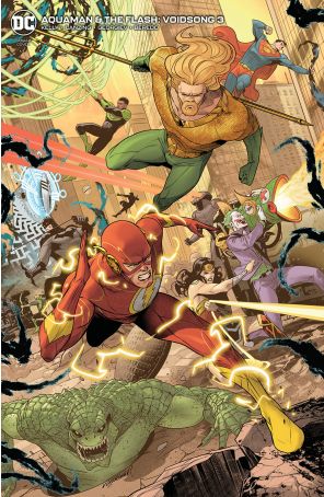 Aquaman And the Flash: Voidsong 3A published by DC with cover art by Vasco Georgiev
